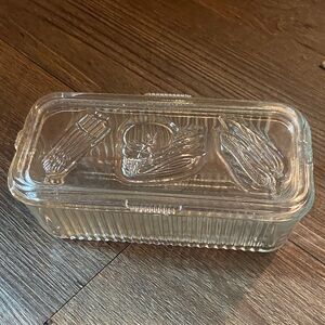 Vintage Federal Glass refrigerator dish